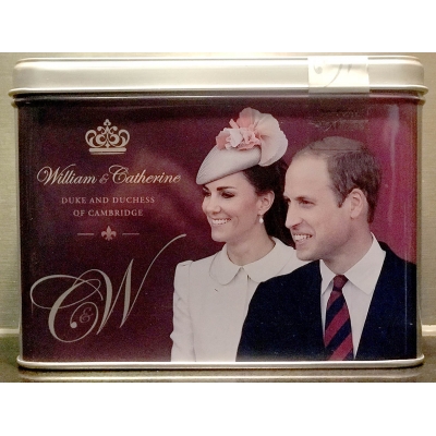 Theetrommel Duke & Duchess of Cambridge Theetrommel Duke & Duchess of Cambridge